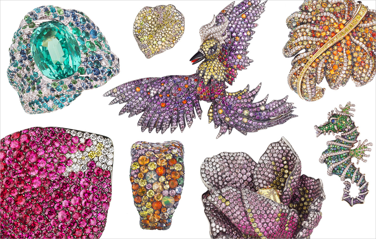 Faberge Brooch collage